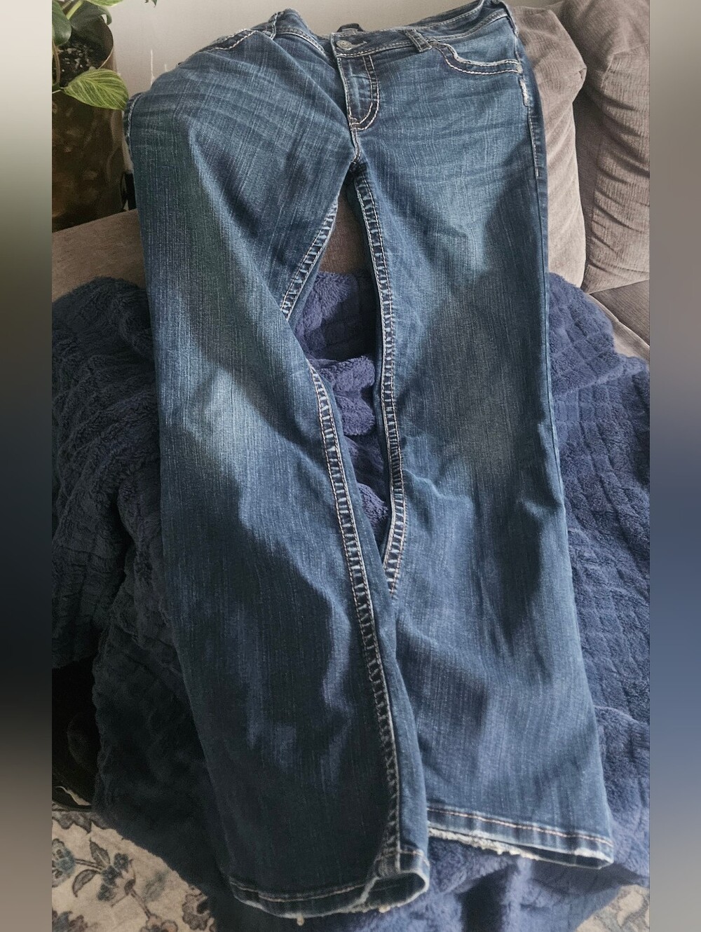 Y2K Silver SUKI Jeans